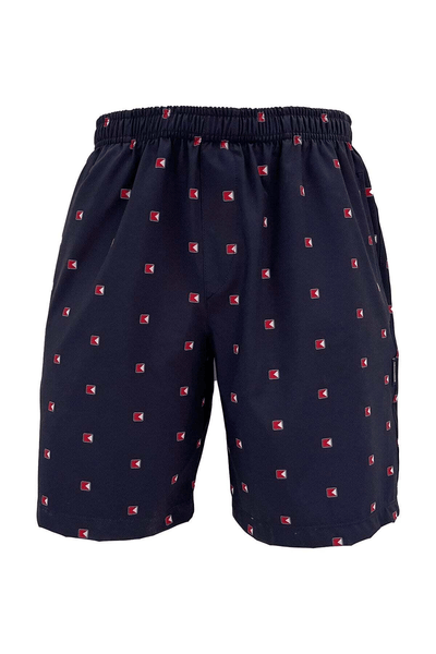 BOATHOUSE Men's Journey Printed Shorts Navy Flags / Small