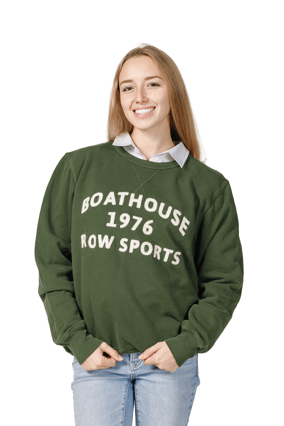 Boathouse Row Sports Felt Sweatshirt