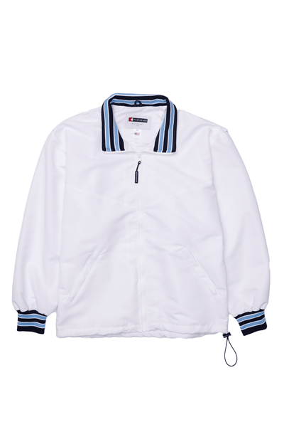 Boathouse Victory Unisex Windbreaker Jacket White / X-Small