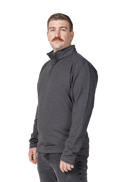 Men's Cotton Fleece Quarter Zip