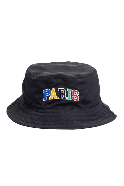 Unisex Olympian Supplex Bucket Hat Black