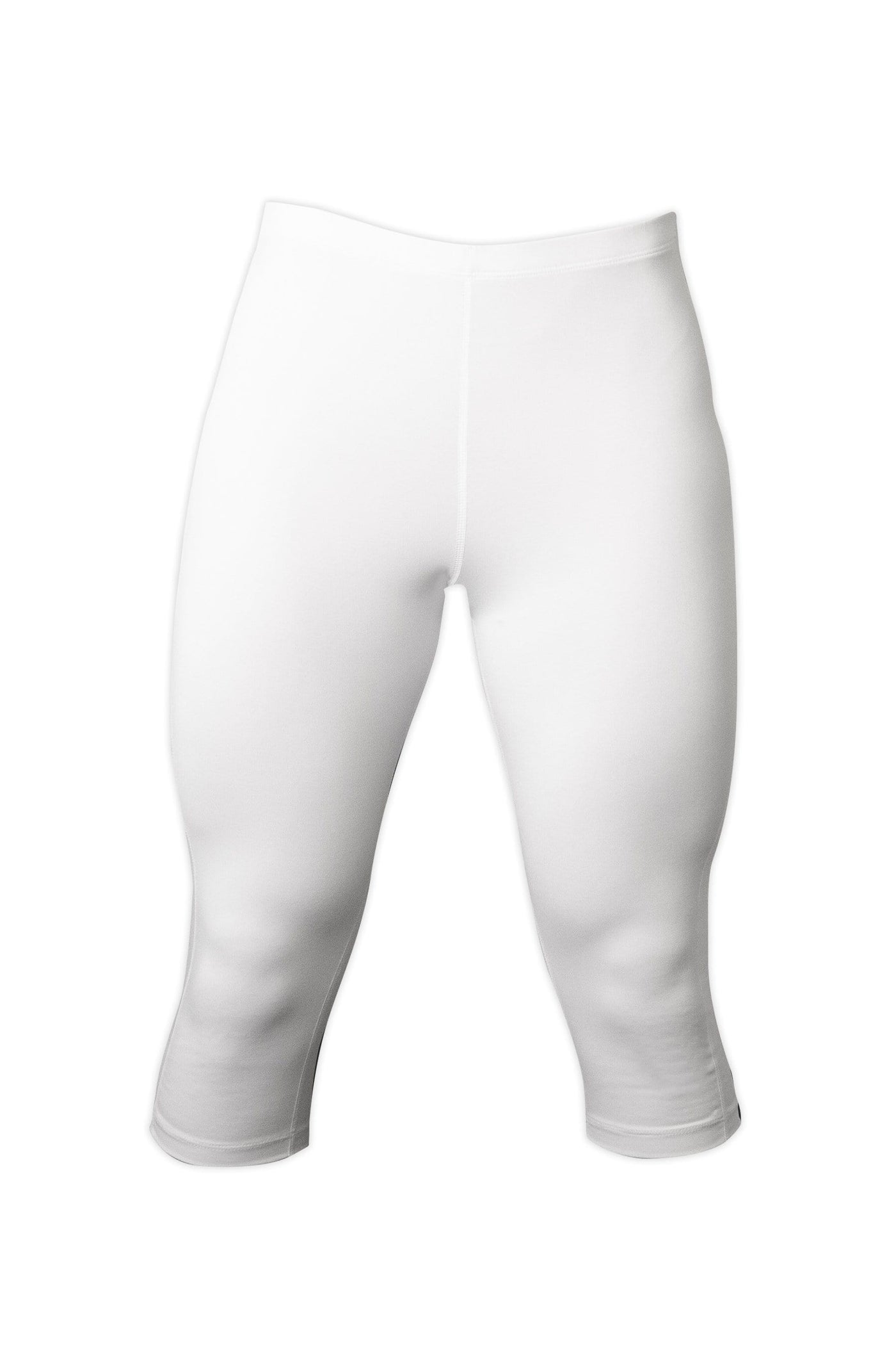 Dizoboee Youth Boys Compression Pants One Leg 3/4 Leggings for Sports Kids  Basketball Tights 2 Pack White+black (Right Short) Medium